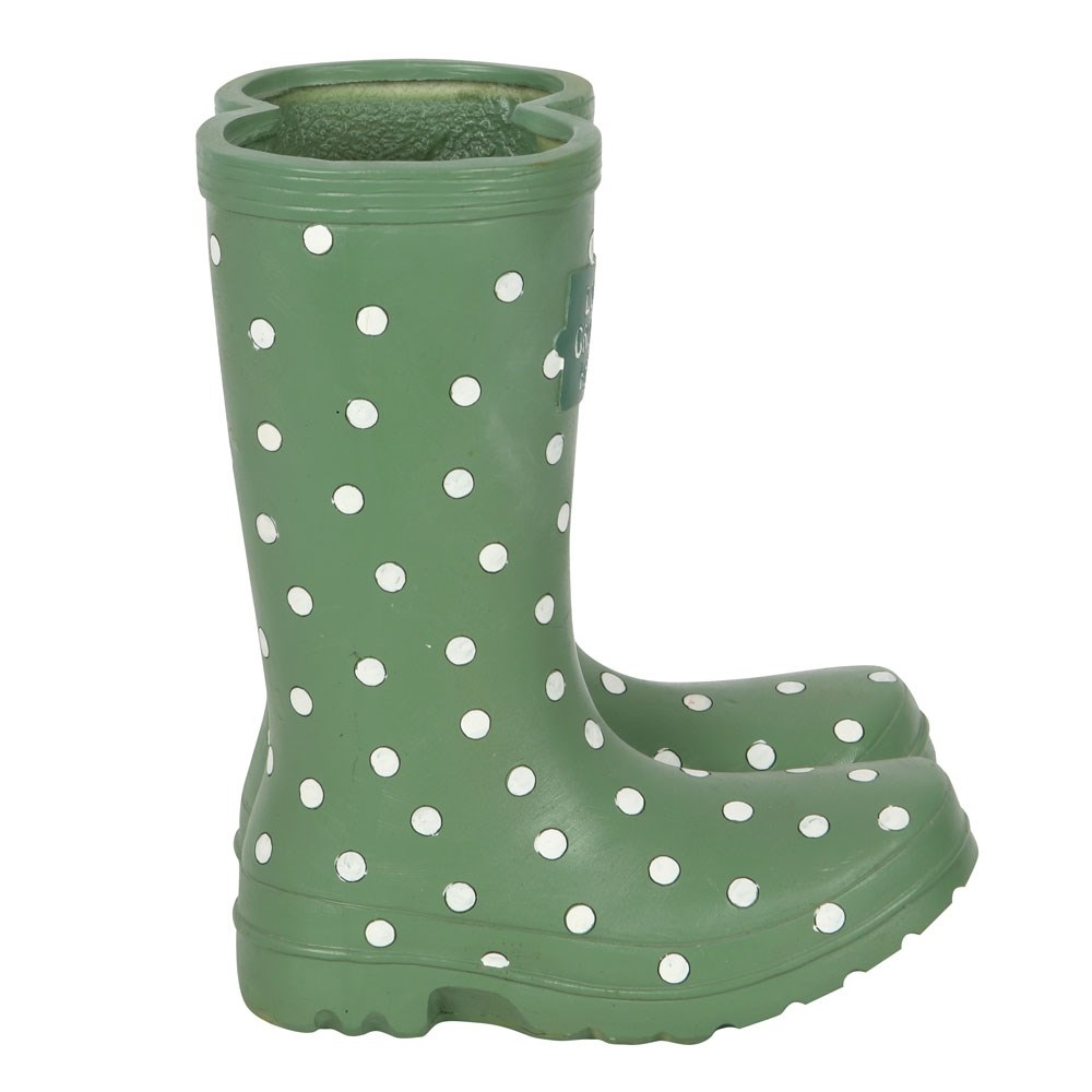 Something Different - Light Green Welly Boot Blumentopf - Mehrfarben